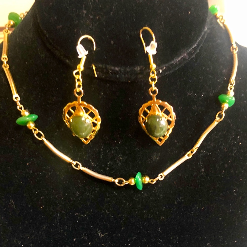 Vintage Retro Cowboy Western Jewelry Set Choker